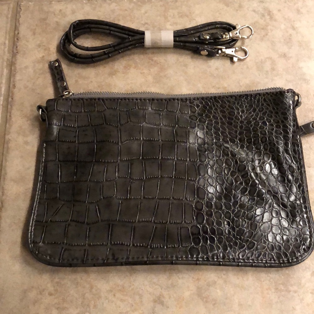 Faux Alligator clutch | crossbody BRAND NEW